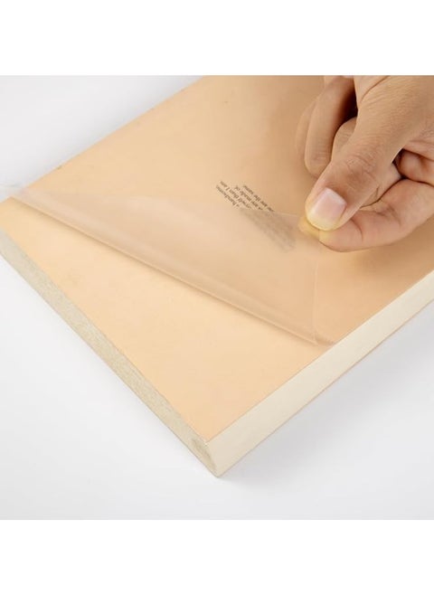 Self-adhesive notebook skin (transparent colorless) 10 pieces size 27 * 37