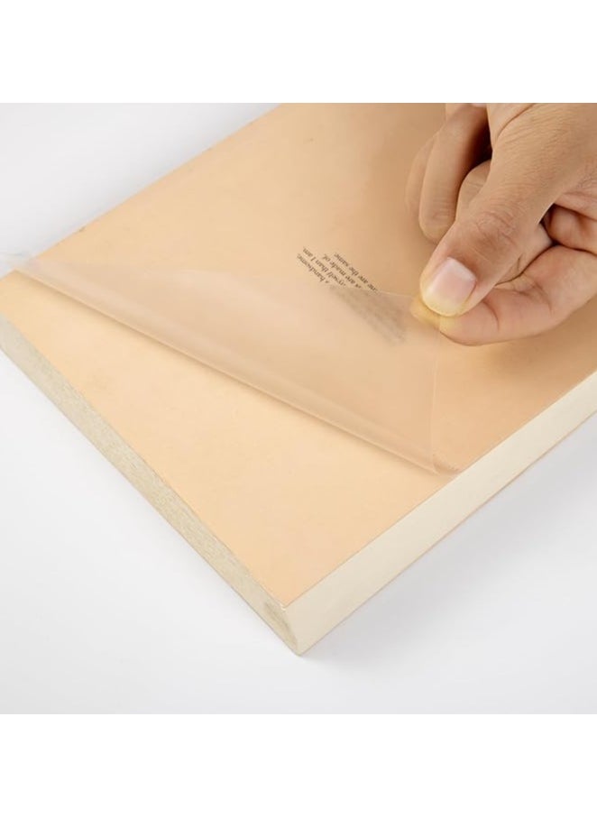 Self-adhesive notebook skin (transparent colorless) 10 pieces size 27 * 37