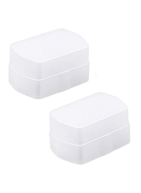 Camera Flash Bounce Light Diffuser For Canon 580Ex Ii Flash Speedlight2 Packs