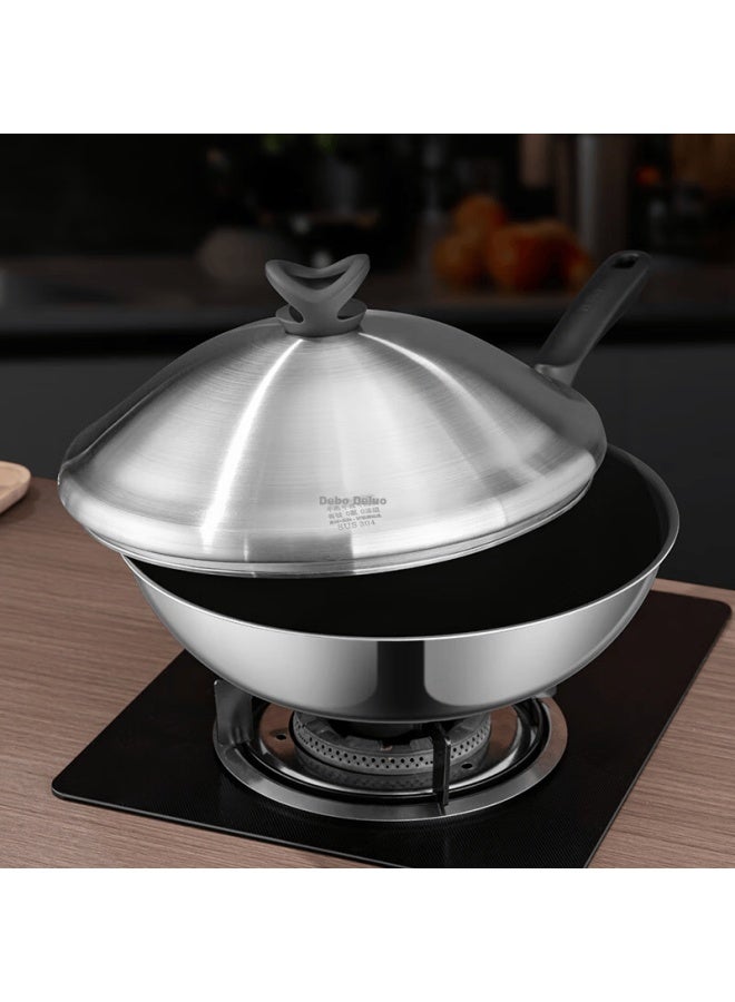 Debo Titanium Non-stick Wok 28cm Lightweight Coating-free Compatible With All Stoves - Image 3
