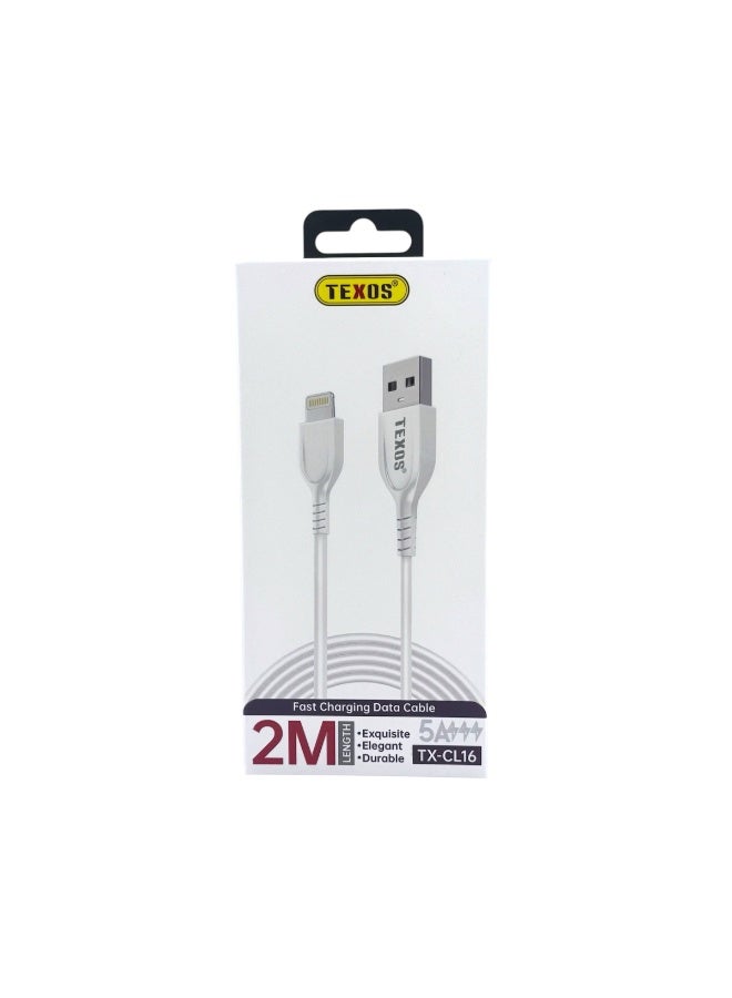 تيكسو TEXOS TX-CL16 2M 5A Fast Charging Data Cable - Image 1