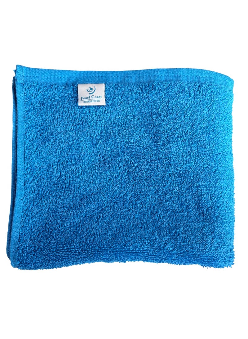 Pearl Coast 6 Pieces Luxury Blue Hand Towel Set 46x81cm 550 GSM Premium Cotton Ultra Soft and Highly Absorbent Expertly Woven for Durability Hotel And Spa Quality Towels - Image 2