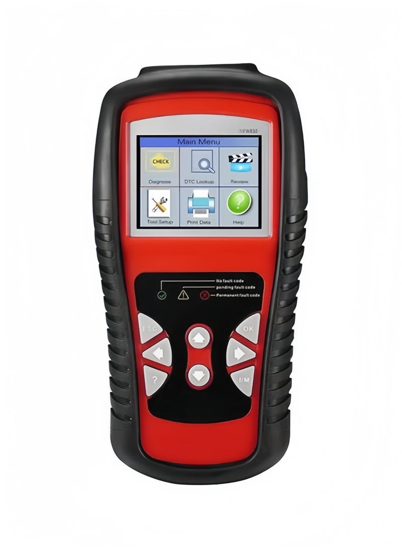 Halamodo OBD2 Automotive Diagnostic Scanner is Suitable for Gasoline, Diesel, Hybrid Vehicles, Supports Multiple Languages & Detect Vehicle Voltage - Image 1
