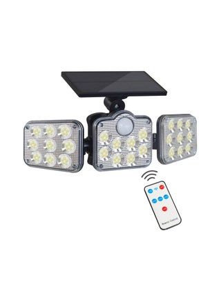 JOYWAY Solar Security Lights, 3 Adjustable Head Solar Motion Sensor Light, 138LED Solar Outdoor Lights, 360° Rotatable IP65 Waterproof Solar Security Flood Light With remote control - pzsku/Z98C634B1DEF48FE93F36Z/45/_/1650446475/043fa86b-1766-4ea2-88b1-c779fee2f385