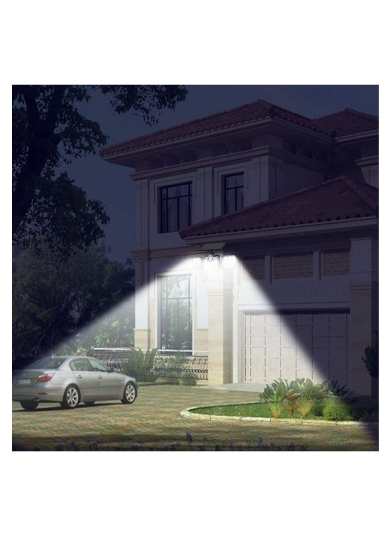 Joyway - JOYWAY Solar Security Lights, 3 Adjustable Head Solar Motion Sensor Light, 138LED Solar Outdoor Lights, 360° Rotatable IP65 Waterproof Solar Security Flood Light With remote control - Image 1