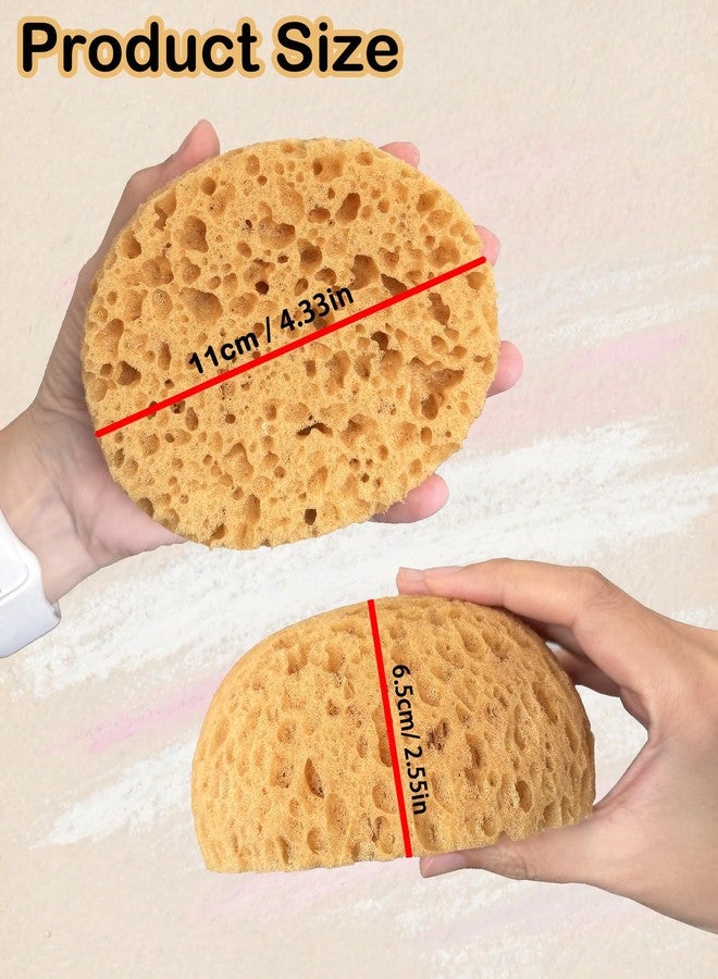 WAFJAMF Knockdown Texture Sponge 2 Pcs Painting Sponges for DIY Versatile Artist Tool for All Skill Levels, Ceiling Drywall Repair - Dark Yellow - Image 2