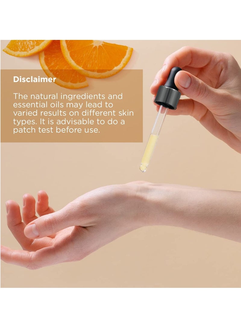 The Man Company 40% Vitamin C Face Serum With Hyaluronic Acid Boosts Collagen Glowing and Brightening Skin Soft Smooth and Supple All Skin Types - 30ml