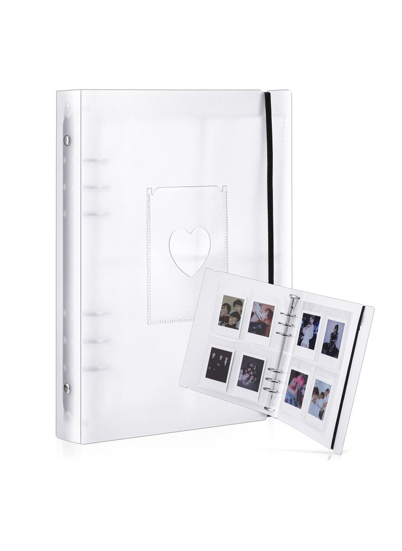 Y&D Mini Photo Album with 20 Pcs Inner 6 Ring Photocard Binder A5 Kpop Holder Book Card Holders Folder Clear Sleeves for Business Card, or Picture (4 Style)  - Image 1