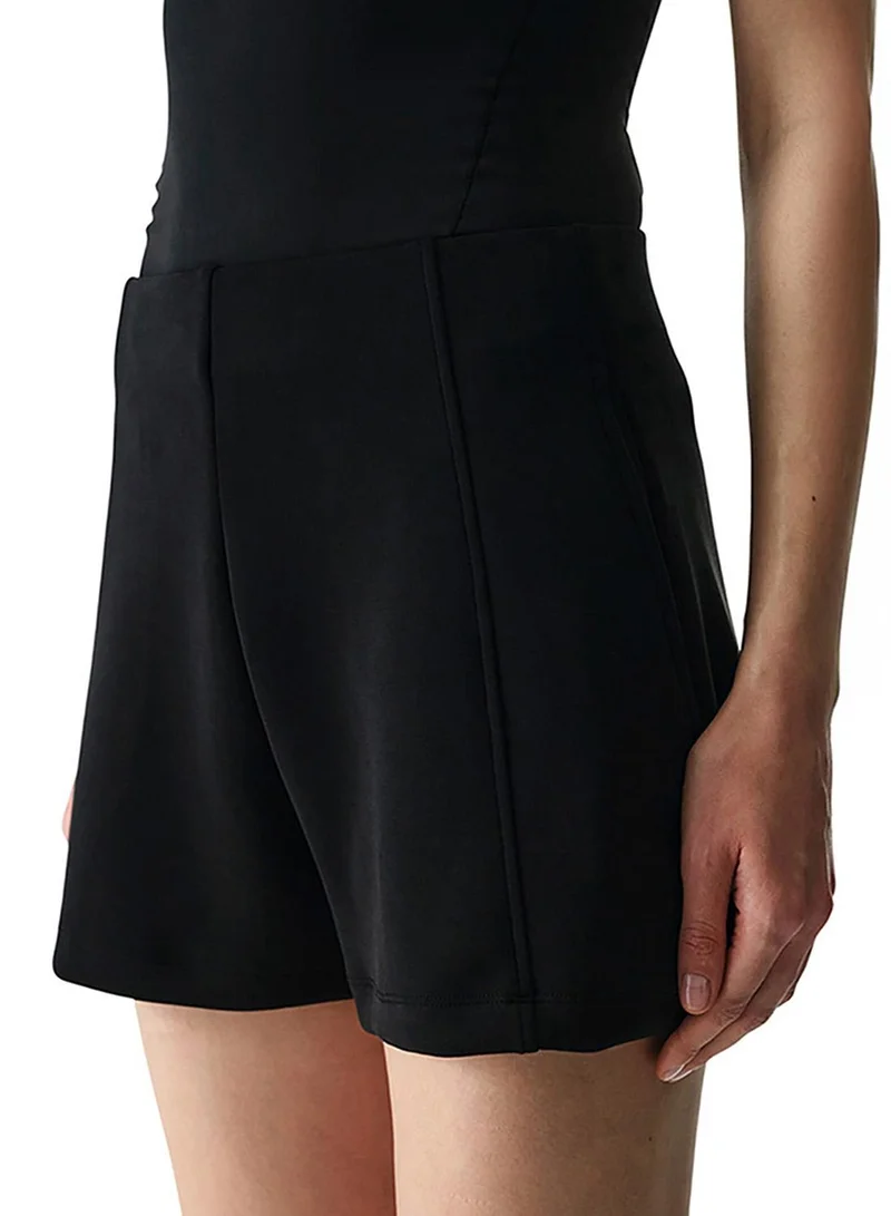Penti Women's Mini Modal Short - Black Modal Lounge Shorts
