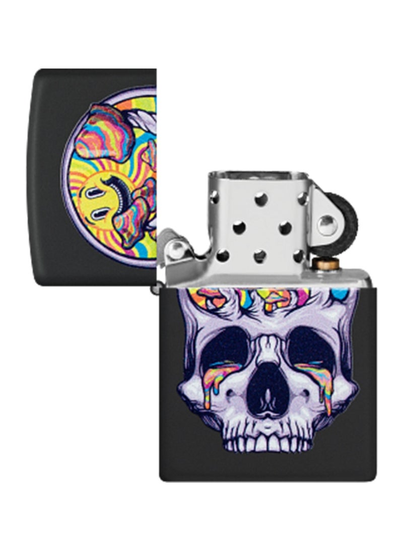 Zippo 218 Skull Moon Design Lighter (Black) - Image 5