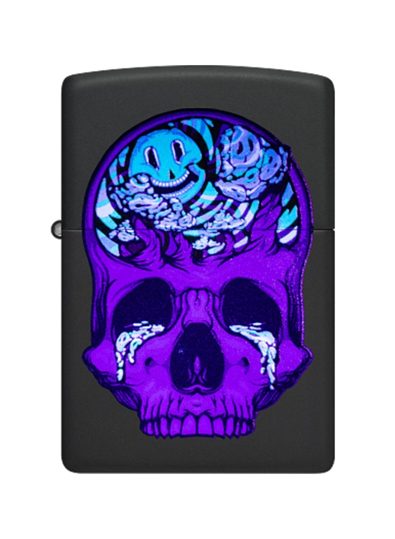 Zippo 218 Skull Moon Design Lighter (Black) - Image 3