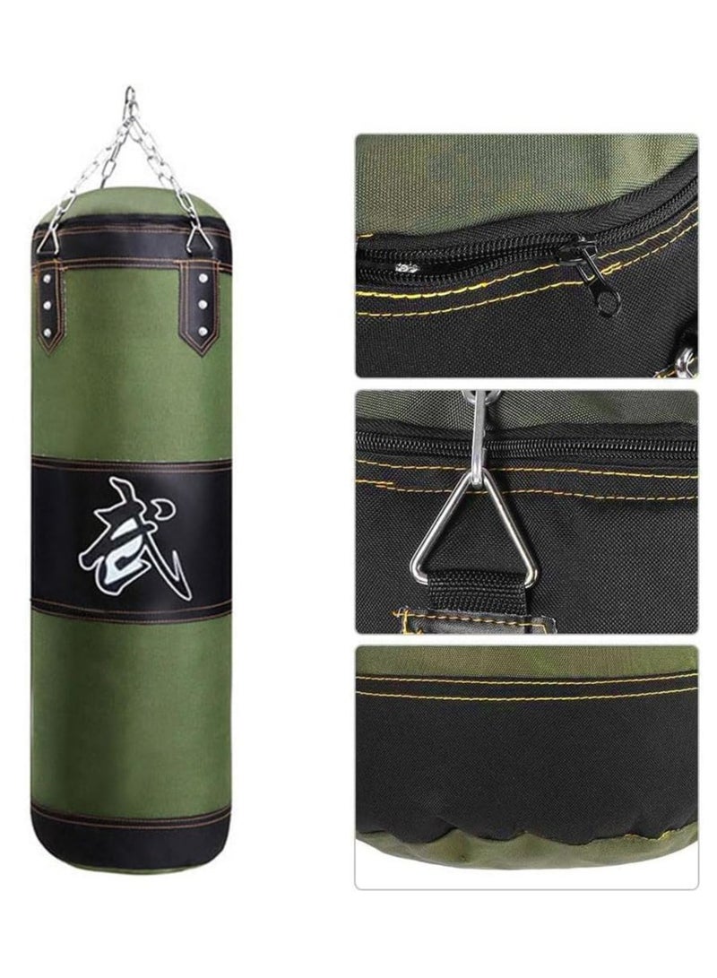تراسل حقيبة الملاكمة الفارغة، حقيبة ملاكمة فارغة فارغة معلقة حقيبة ملاكمة معلقة حقيبة ملاكمة معلقة أكياس رمل للياقة البدنية للتدريب على الكيك بوكسينغ للمنزل لصالة الألعاب الرياضية - Image 2