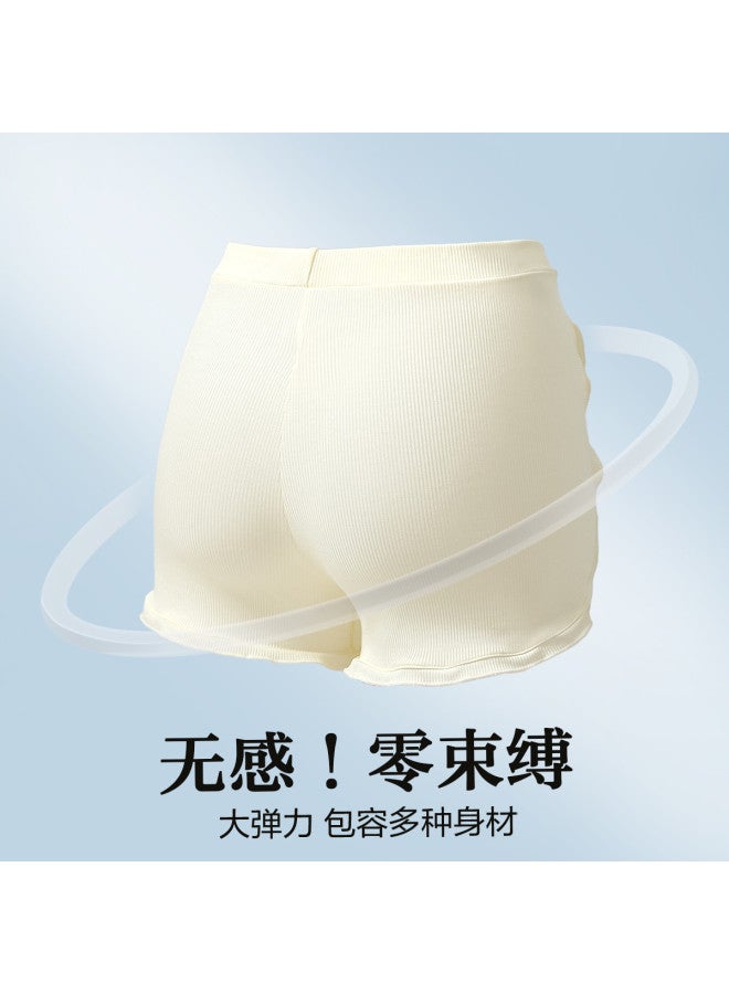 Red Bean Loose-Fitting Women'S Base Underwear, Vertical Stripe Slimming Sleep Pants, Anti-Exposure Safety Shorts - Image 5