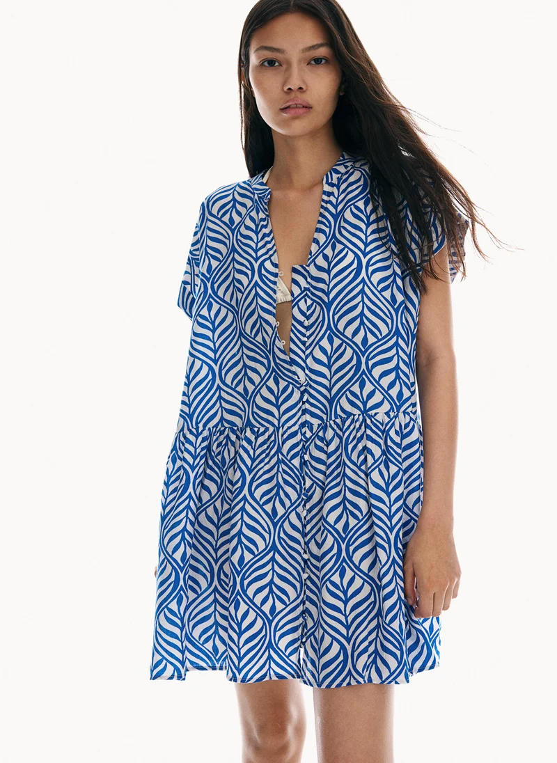 اتش اند ام Crinkled Tunic Dress