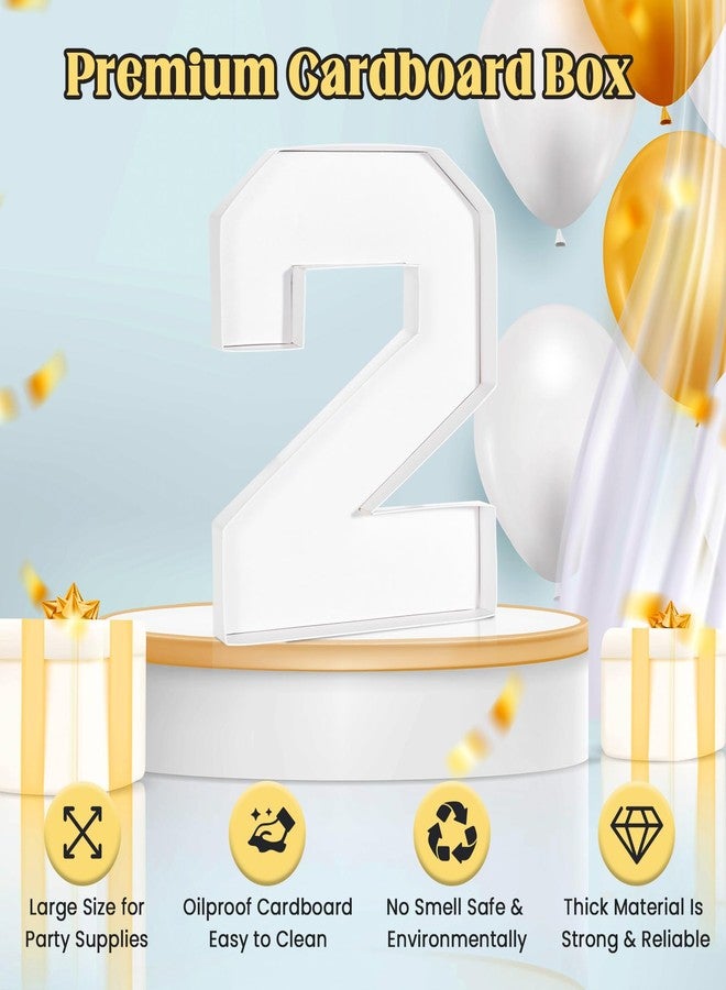 CINPIUK 2025 Graduation Centerpiece 2025 Set Cardbord Numbers Filable Tray for 2025 Class Graduation Party Decoration Candy Fruit Contaier Box for Graduation Anniversary Party Supplies, 2025 - Image 4