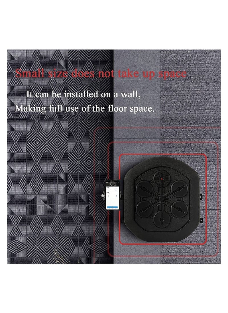 Electronic Boxing Practice Wall Target With Music Coordination Boxing Equipment Intelligent Boxing Machine Give Away Boxing Gloves