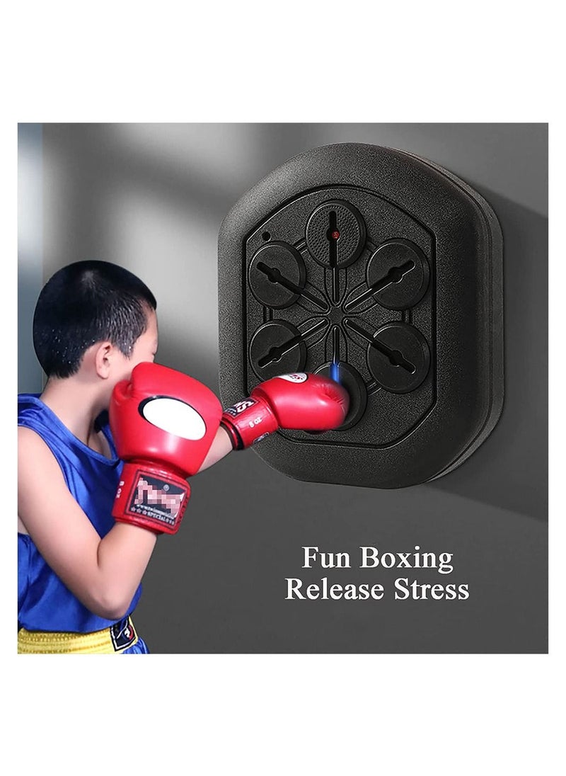Electronic Boxing Practice Wall Target With Music Coordination Boxing Equipment Intelligent Boxing Machine Give Away Boxing Gloves