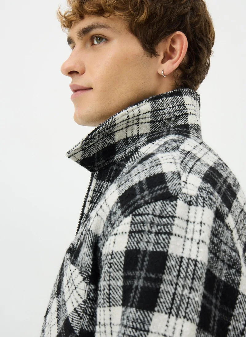 Matalan Black Smart Zip Through Shacket