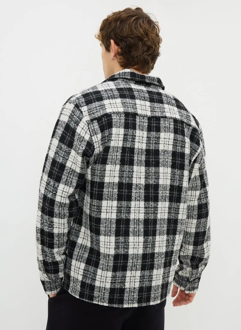 Matalan Black Smart Zip Through Shacket