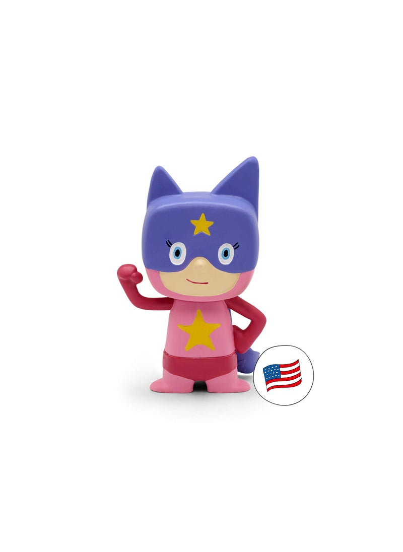 Tonies Tonies Superhero Creative Audio Character - Record and Upload up to 90 Minutes of Your Own Stories and Songs - Pink/Purple  - Image 1