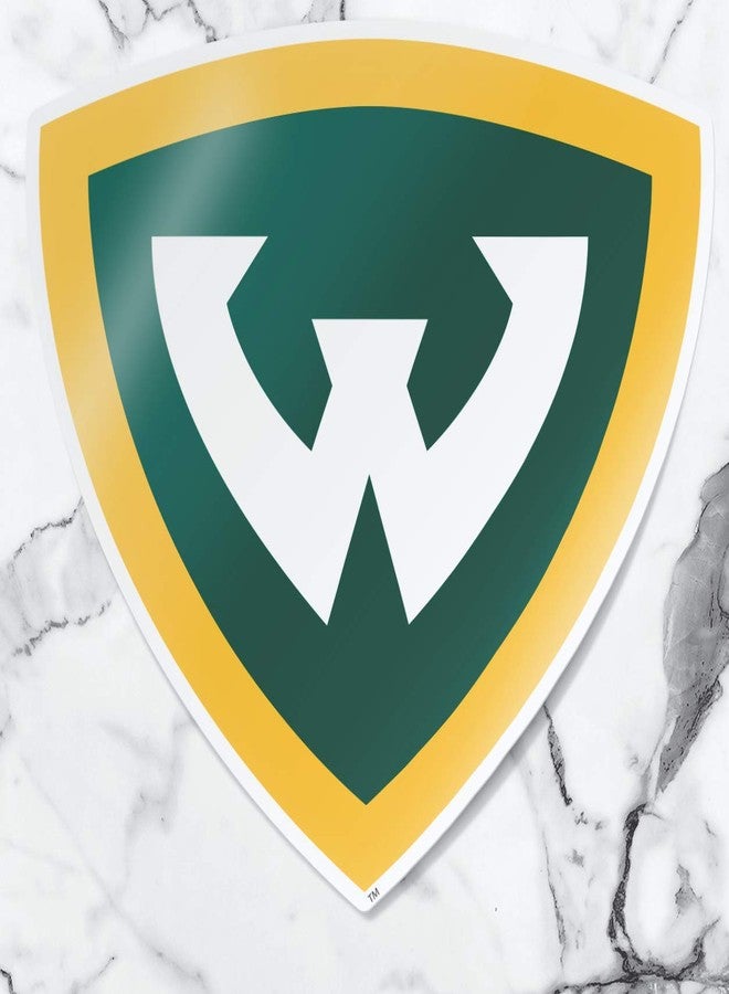 Nudge Printing Collegiate NCAA Car Decal Made from Premium Weatherproof Vinyl (Wayne State University) - Image 2