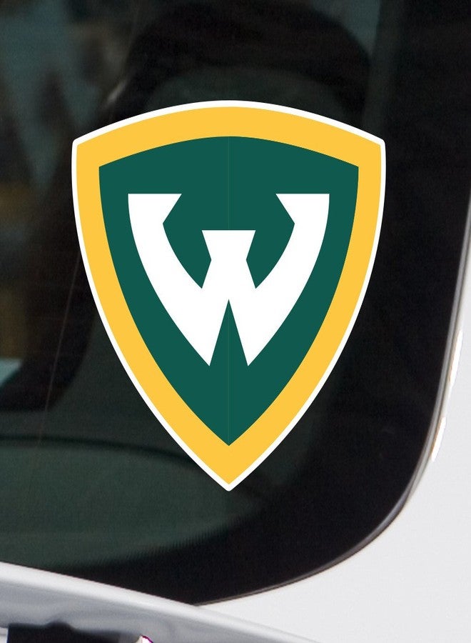 Nudge Printing Collegiate NCAA Car Decal Made from Premium Weatherproof Vinyl (Wayne State University) - Image 3