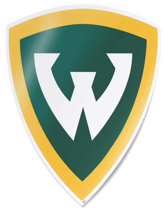 Nudge Printing Collegiate NCAA Car Decal Made from Premium Weatherproof Vinyl (Wayne State University) - Image 1