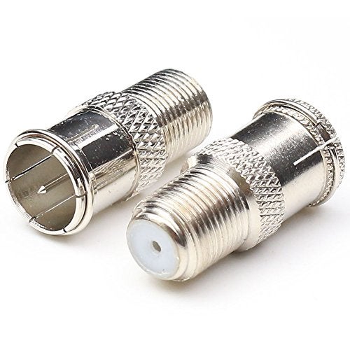 ANHAN F Push on Connectors, F Female to Male Right Angle Adapters F Quick Connect Coax Connector for Wall Mounted TV,Wall Plate, Cabinet, RV TV and Coaxial Cable Connection 10Packs - Image 5