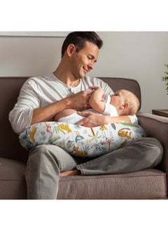 boppy Boppy Original Support Nursing Pillow Cover, Colorful Wildlife, Soft Cotton Blend, Fits All Boppy Original Nursing Supports for Breastfeeding, Bottle Feeding, and Bonding, Cover Only  - Image 5