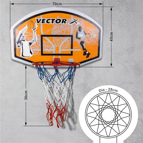 Vector X Basketball Board and Ring (Orange) - Image 5