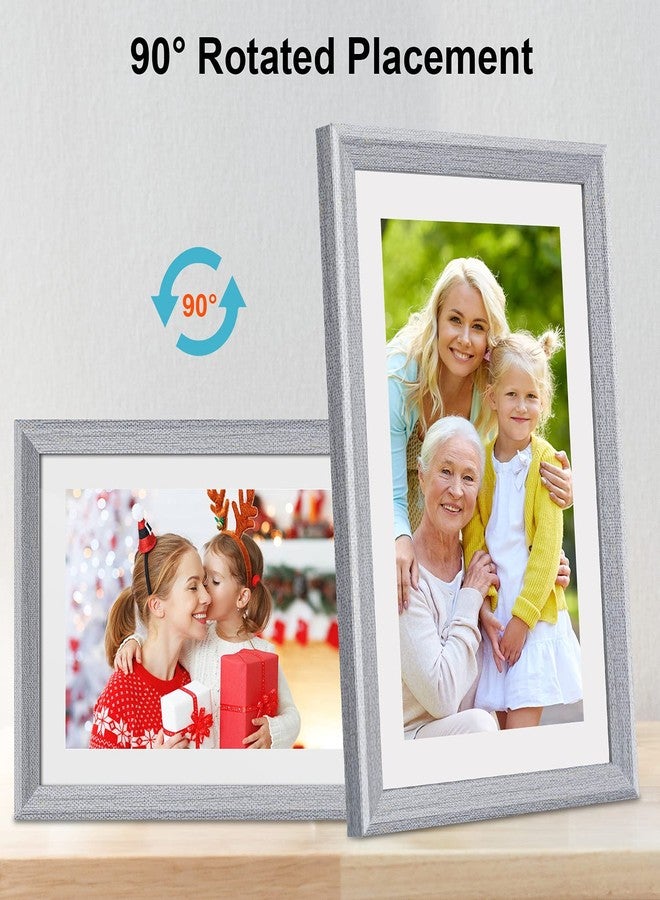 YunQiDeer Digital Picture Frame WiFi 10.1 inch IPS Touch Screen HD Display,16GB Storage, Auto-Rotate,Easy Setup to Share Photos or Videos via Frameo APP - Image 4