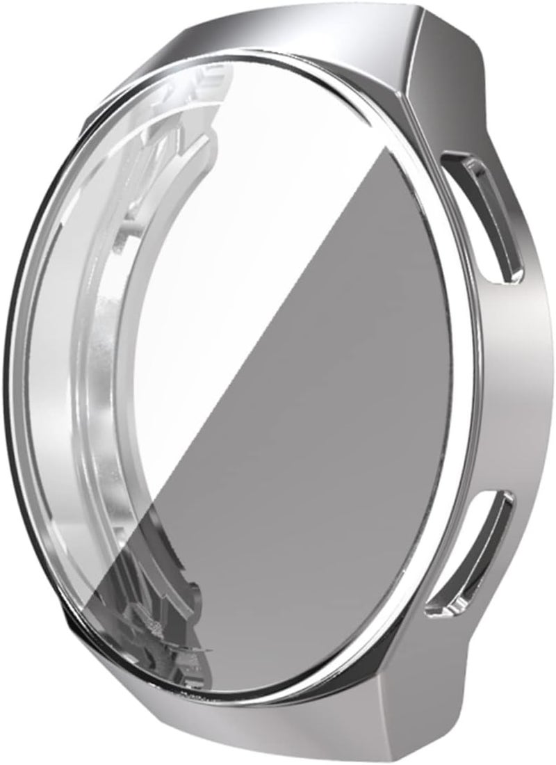 Silver TPU Protective Case Slim Full Screen Cover Bumper Guard For Watch - Image 1