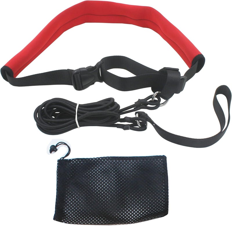 YYST 2.0M Pool Swim Training Leash Swim Training Belt Swim Resistance Tether - Image 1