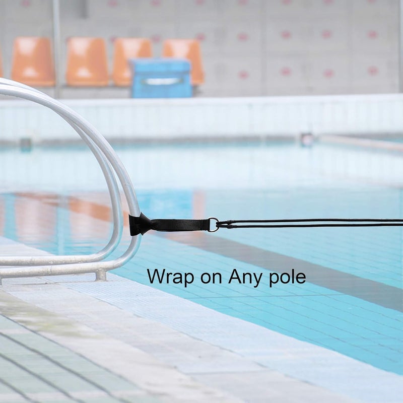 YYST 2.0M Pool Swim Training Leash Swim Training Belt Swim Resistance Tether - Image 4