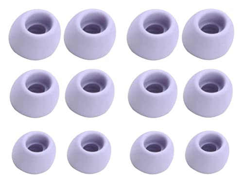 JNSA Silicone Ear Tips Replacement for Galaxy Buds Pro, JNSA Replacement Earbuds Tips Compatible with Galaxy Buds Pro Earbuds 6 Pairs SML Purple (GBP8PP) - Image 4