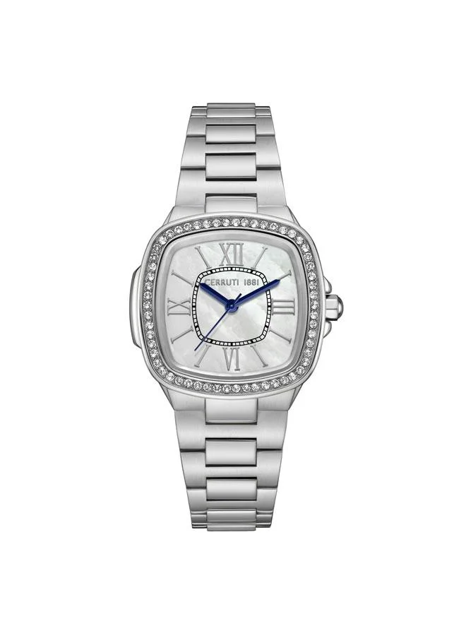 CERRUTI 1881 Casale 24mm White Mother-of-pearl Dial Quartz Analog Watch For Women