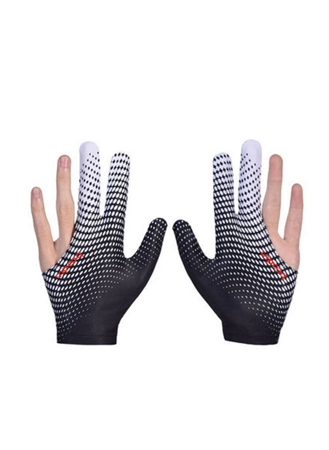 NIBEMINENT - Anti-Skid 3 Finger Elastic Cue Billiard Glove 13x3x10cm - Image 1