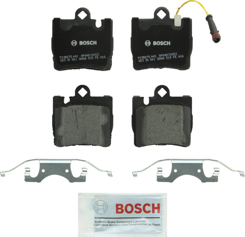 BOSCH BP848 QuietCast Premium Semi-Metallic Disc Brake Pad Set - Compatible With Select Mercedes-Benz CL500, CL55 AMG, CL600, S430, S500, S55 AMG, S600; REAR - Image 3