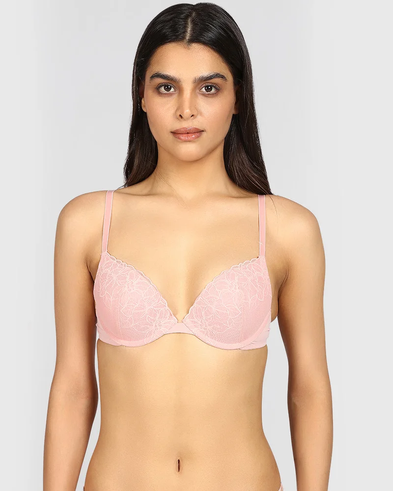 La Senza La Senza Obsession Light Pushup Plunge Lace Bra