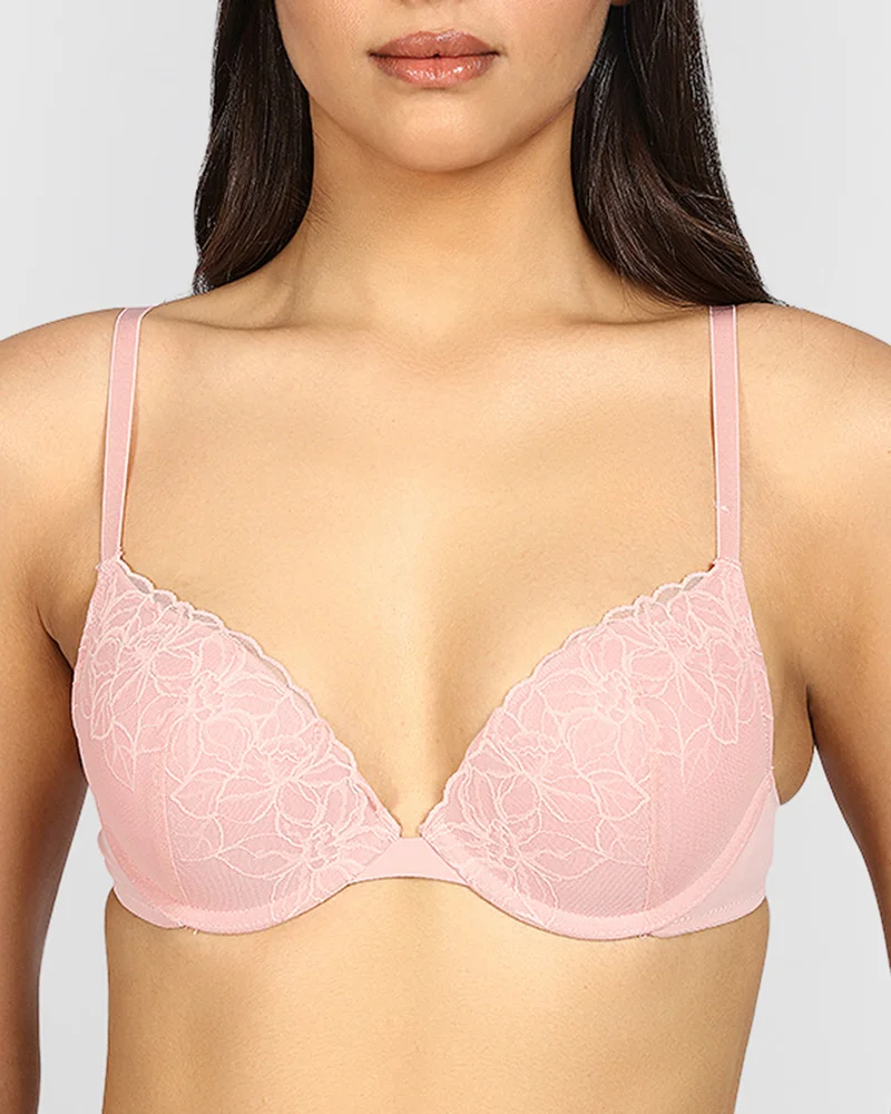 La Senza La Senza Obsession Light Pushup Plunge Lace Bra