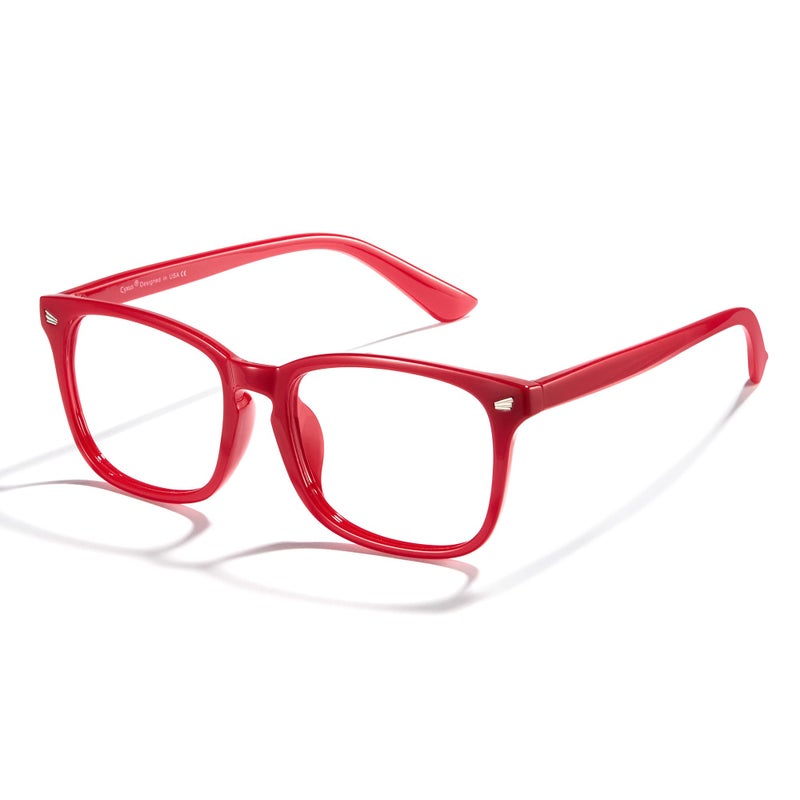 Cyxus Blue Light Glasses Computer Glasses UV Blocking Filter Eyeglasses Frame Christmas Red Glasses for Women - Image 3