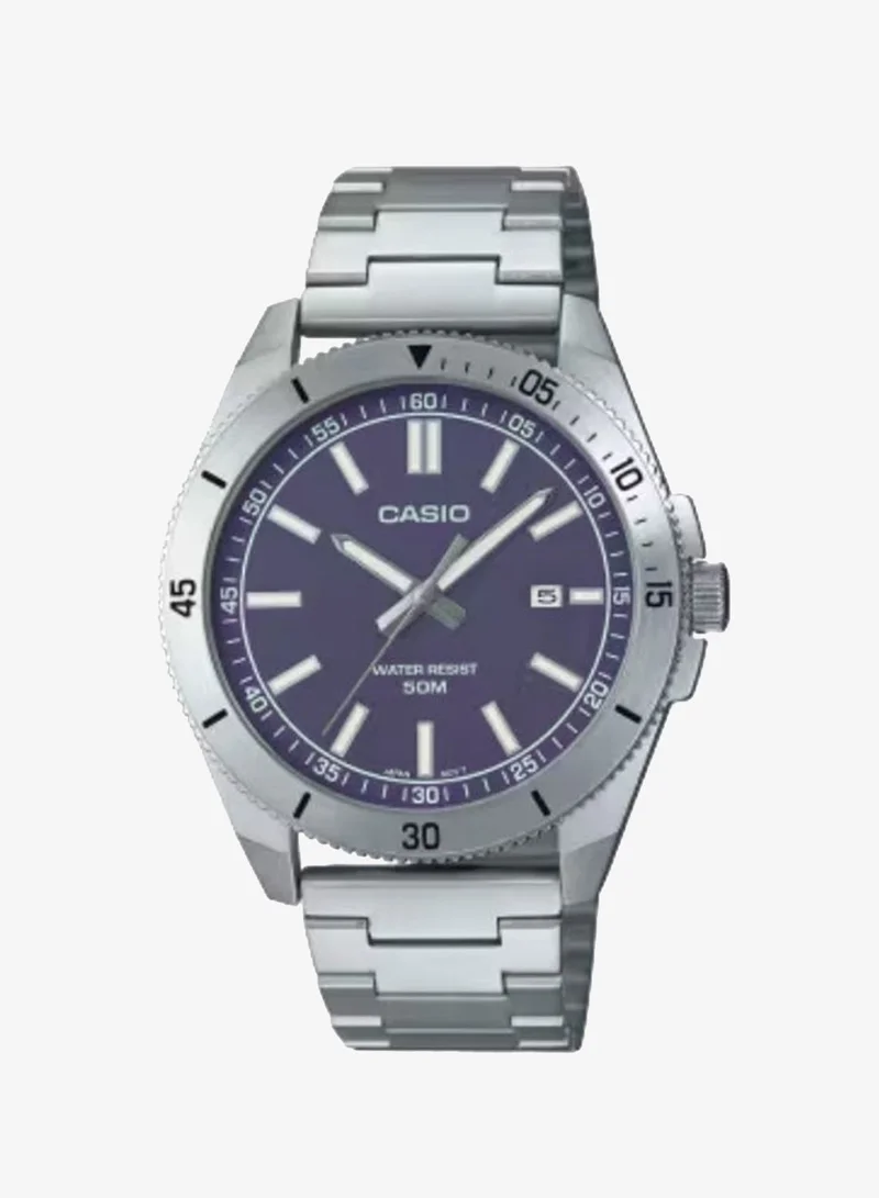 CASIO Men's Stainless Steel Analog Watch MTP-B155D-2EVDF - 41.3 mm