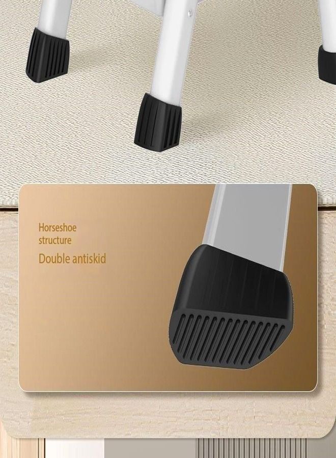 fashionhome 4 Steps Multifunction Household Indoor Folding Ladder and Storage Rack - Image 5