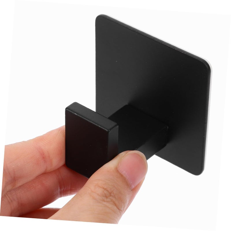 2Pcs Heavy Duty Self Adhesive Wall Hooks for Bathroom Kitchen No Drilling Required - Image 5