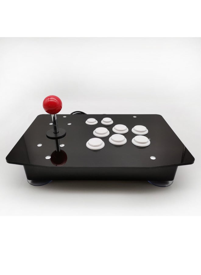 Android Mobile Phone TV Computer PS4 SWITCH Set-top Box Arcade Game Fighting Rocker Joystick-Product Color:PS4 Version White  - Image 1