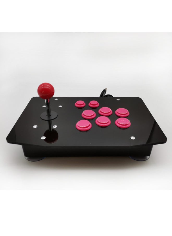 Android Mobile Phone TV Computer PS4 SWITCH Set-top Box Arcade Game Fighting Rocker Joystick-Product Color:PS4 Version White  - Image 4
