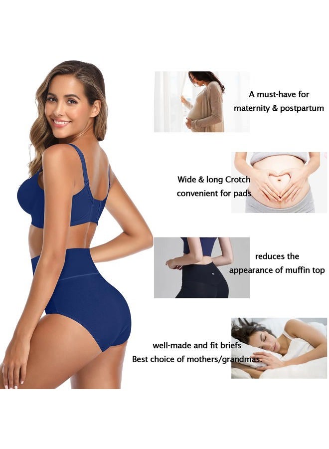 K-CHEONY Tummy Control Underwear for Women High Waisted Postpartum Panties Cotton Control Top Plus Size Briefs - Image 5