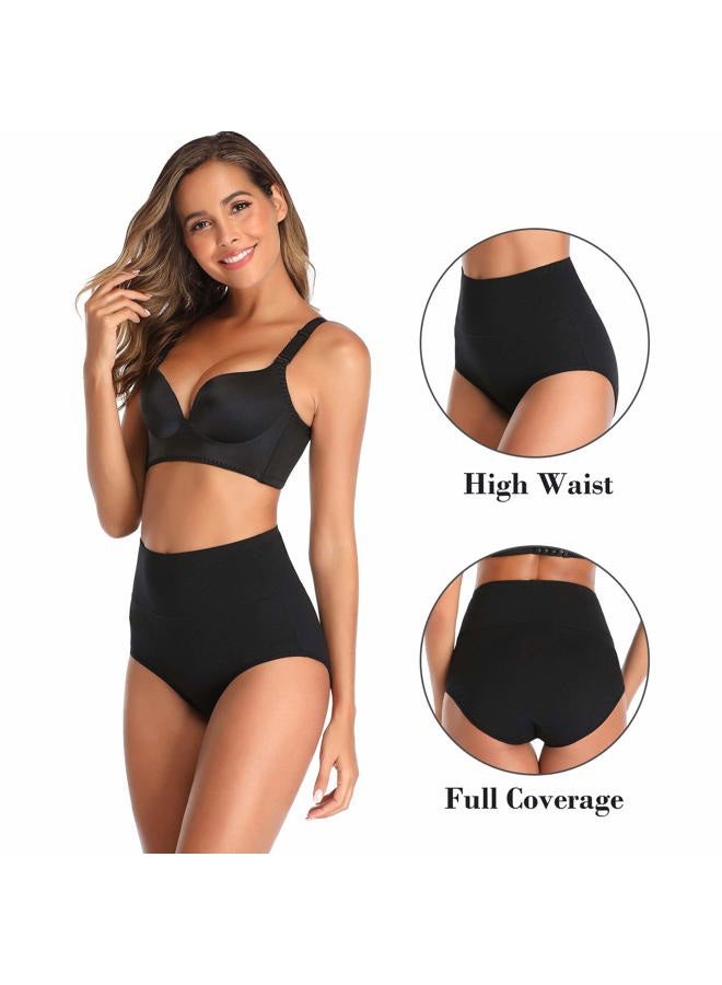 K-CHEONY Tummy Control Underwear for Women High Waisted Postpartum Panties Cotton Control Top Plus Size Briefs - Image 3