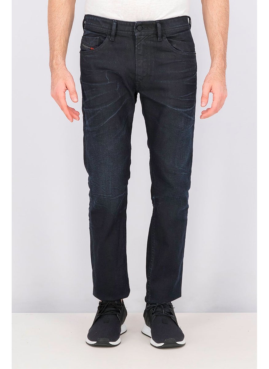 DIESEL Mens Thommer Slim Skinny Jeans, Dark Navy  - Image 1