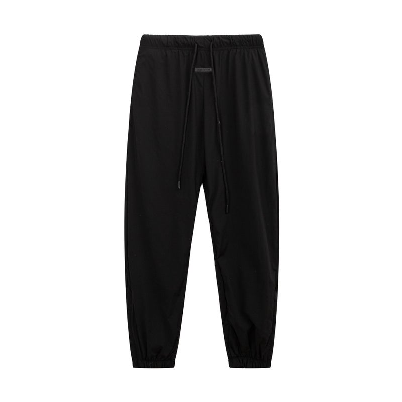 Fog Icon Multi-Line Cloud Series Laminated Letter Drawstring Terry Men'S And Women'S Loose Casual Leggings Pants - Image 1